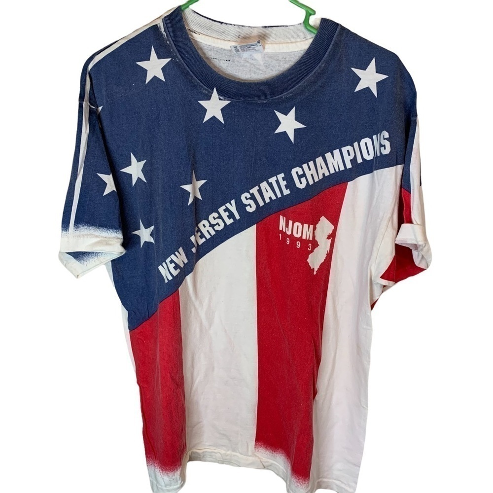 Vintage Tee Shirt New Jersey State Champs